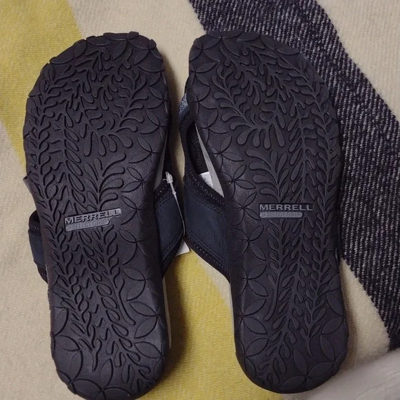 Merrell Black and Gray Terrain Comfort Sandals Sz 8 - Picture 5 of 9